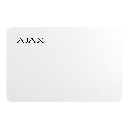 badge blanc  DESFire® 13,56 MHz format carte pour clavier AJAX KeypadPlus